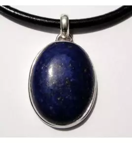 pendentif argent 925 et lapis lazuli