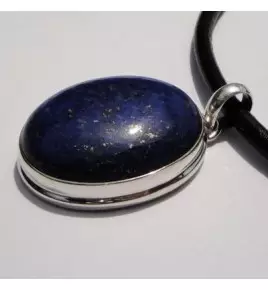 pendentif argent 925 et lapis lazuli