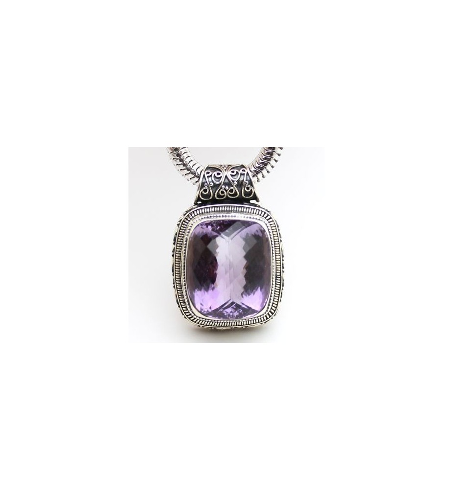 pendentif argent 925 et amethyste pendentif argent 925 et amethyste