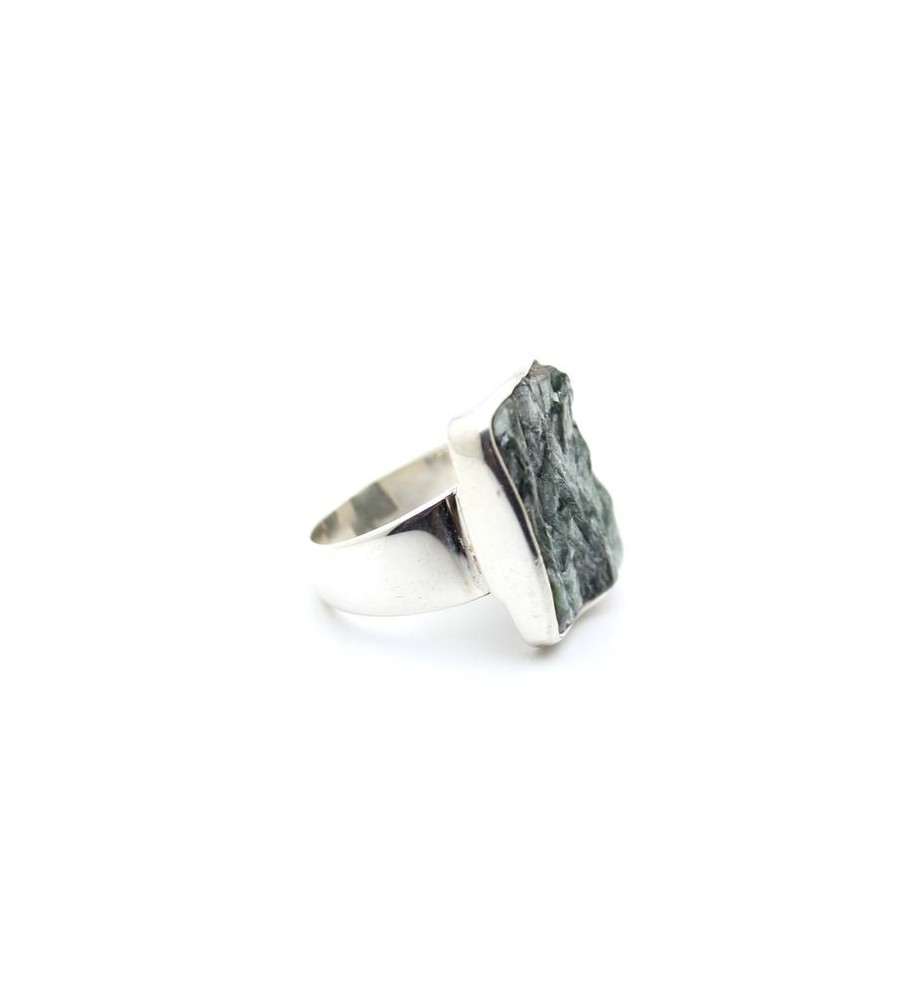 bague argent 925 et séraphinite