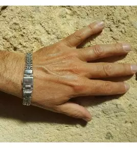 bracelet argent homme