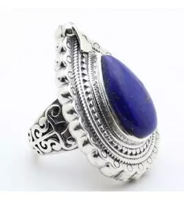 Bague argent et lapis lazuli