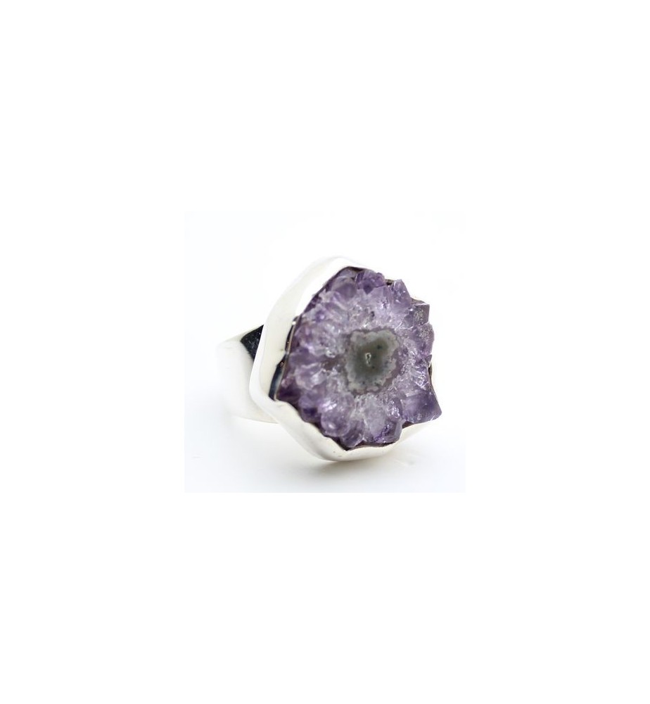 bague argent 925 et amethyste stalactite bague argent 925 et amethyste stalactite