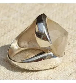 bague argent 925 quartz rutile