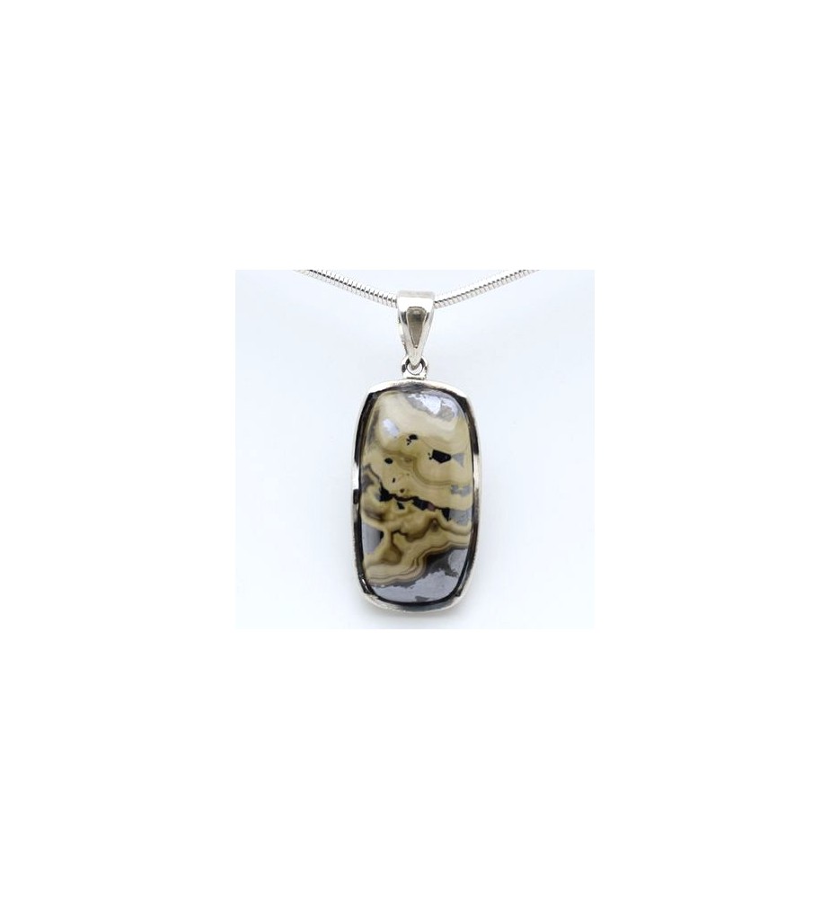 pendentif argent et schalenblende pendentif argent et schalenblende