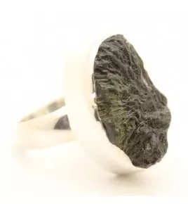 bague argent et pierre