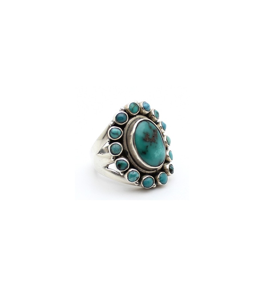 Bague argent et turquoise Bague argent et turquoise