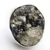 bague argent et pierre