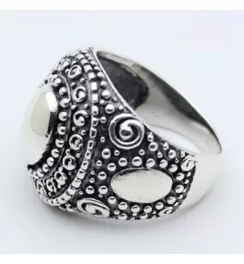 bague argent femme