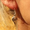 boucles d'oreilles argent