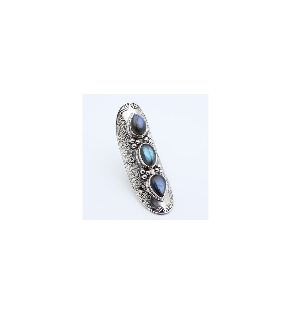 bague argent et labradorite bague argent et labradorite