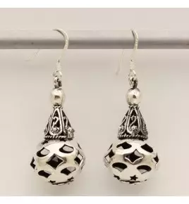 boucles d'oreilles argent