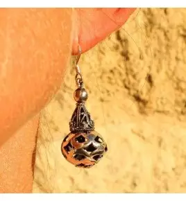 boucles d'oreilles argent