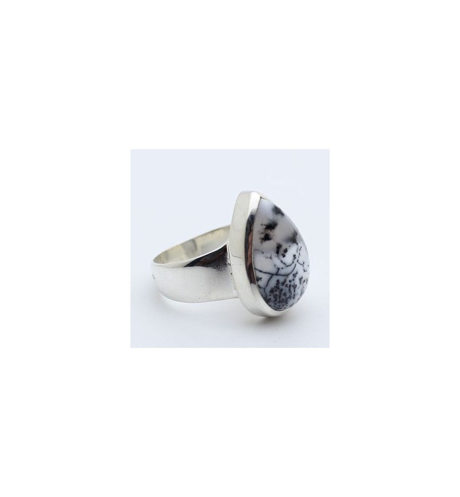 bague argent et agate dendritique bague argent et agate dendritique