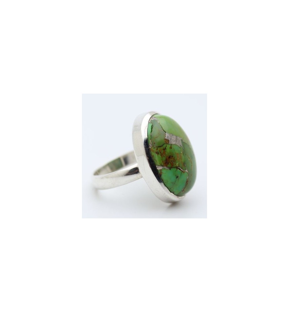 bague argent et turquoise mohave bague argent et turquoise mohave